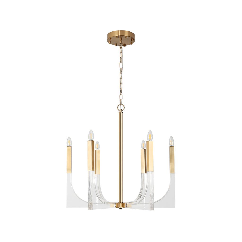 Acrylic Chandelier Elegant Minimalist Ceiling Light