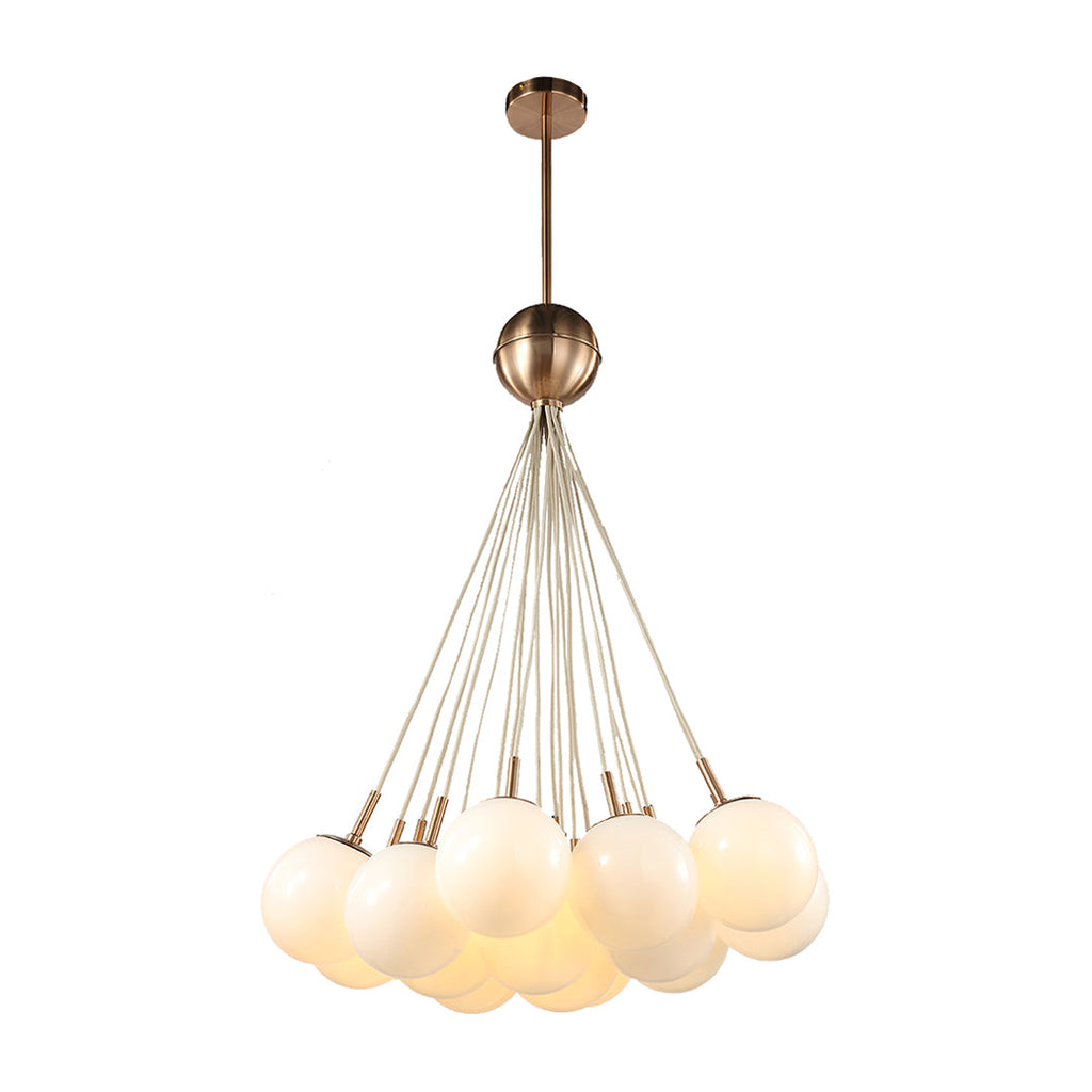 Bubble Glass Chandelier - Chic Luxurious Ceiling Light, Nordic Design, Unique Home Decor