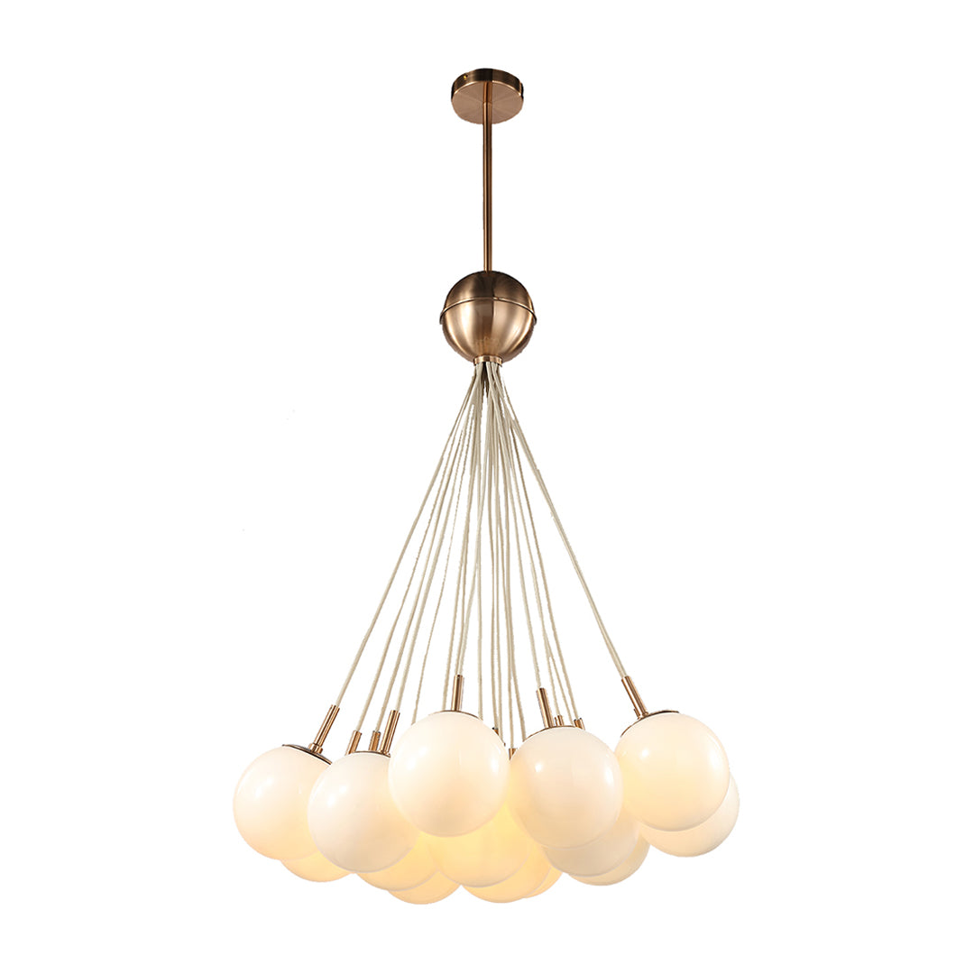 Bubble Glass Chandelier - Chic Luxurious Ceiling Light, Nordic Design, Unique Home Decor