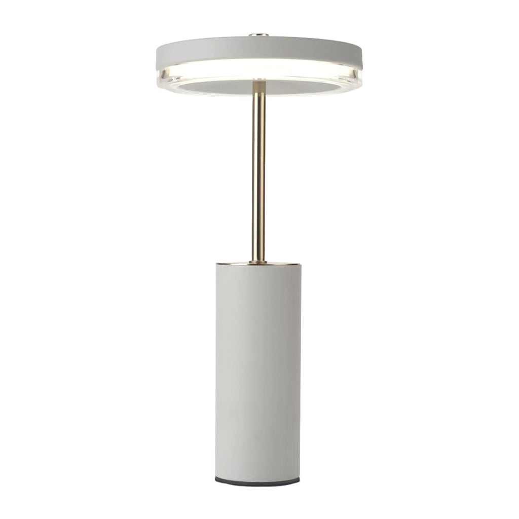 European Style Metal Cylinder Table Lamp - Decorative Lighting Accent