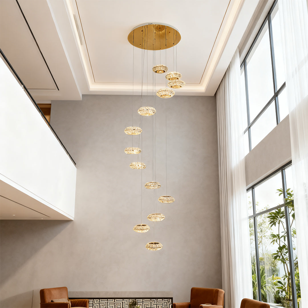Italian Style Luxury Chandeliers for Duplex Ceilings