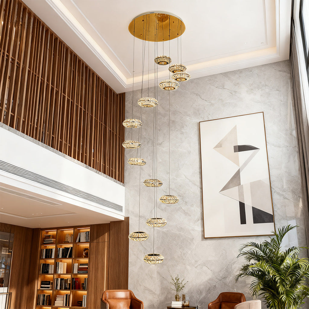 Italian Style Luxury Chandeliers for Duplex Ceilings