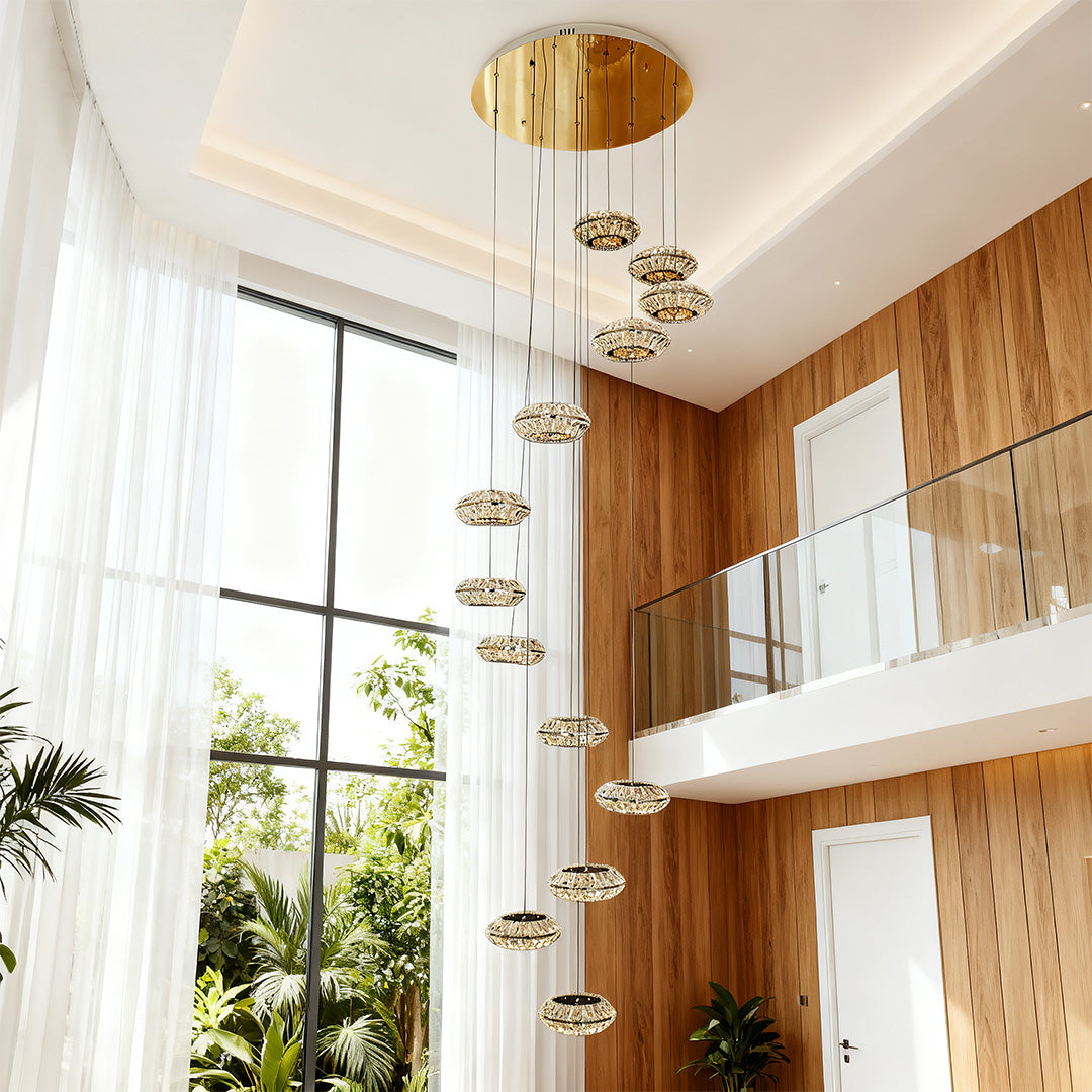 Italian Style Luxury Chandeliers for Duplex Ceilings