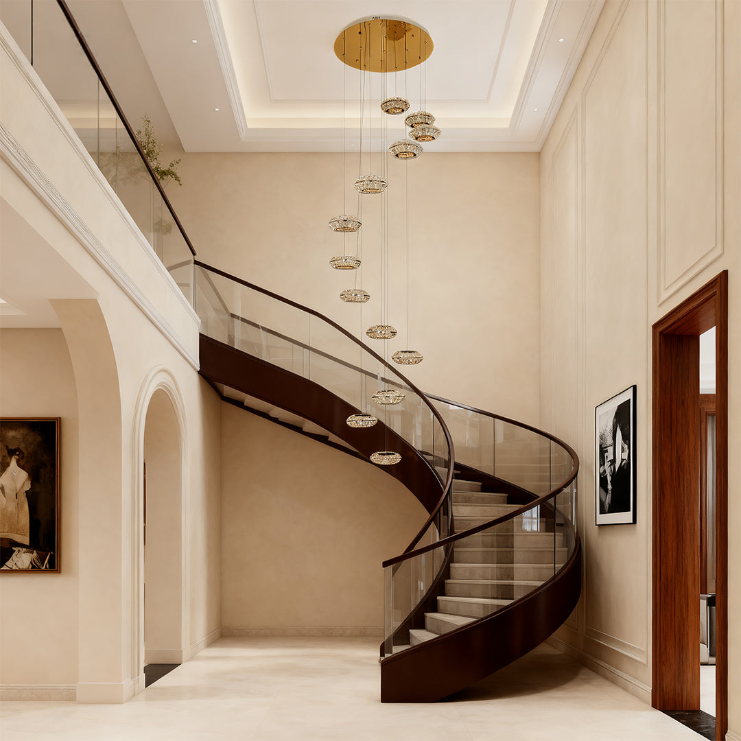 Italian Style Luxury Chandeliers for Duplex Ceilings