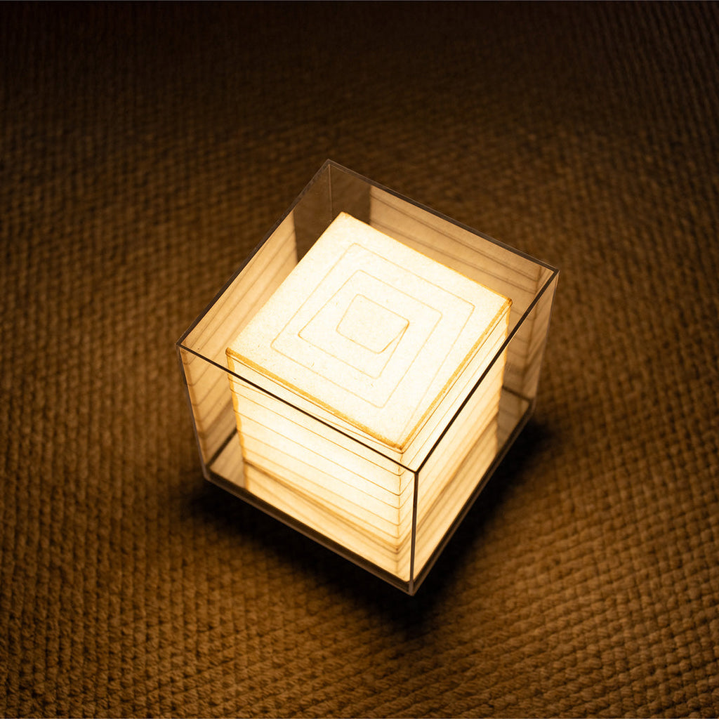 Japanese Wabi-Sabi Paper Table Lamp - Retro Ambient Lighting