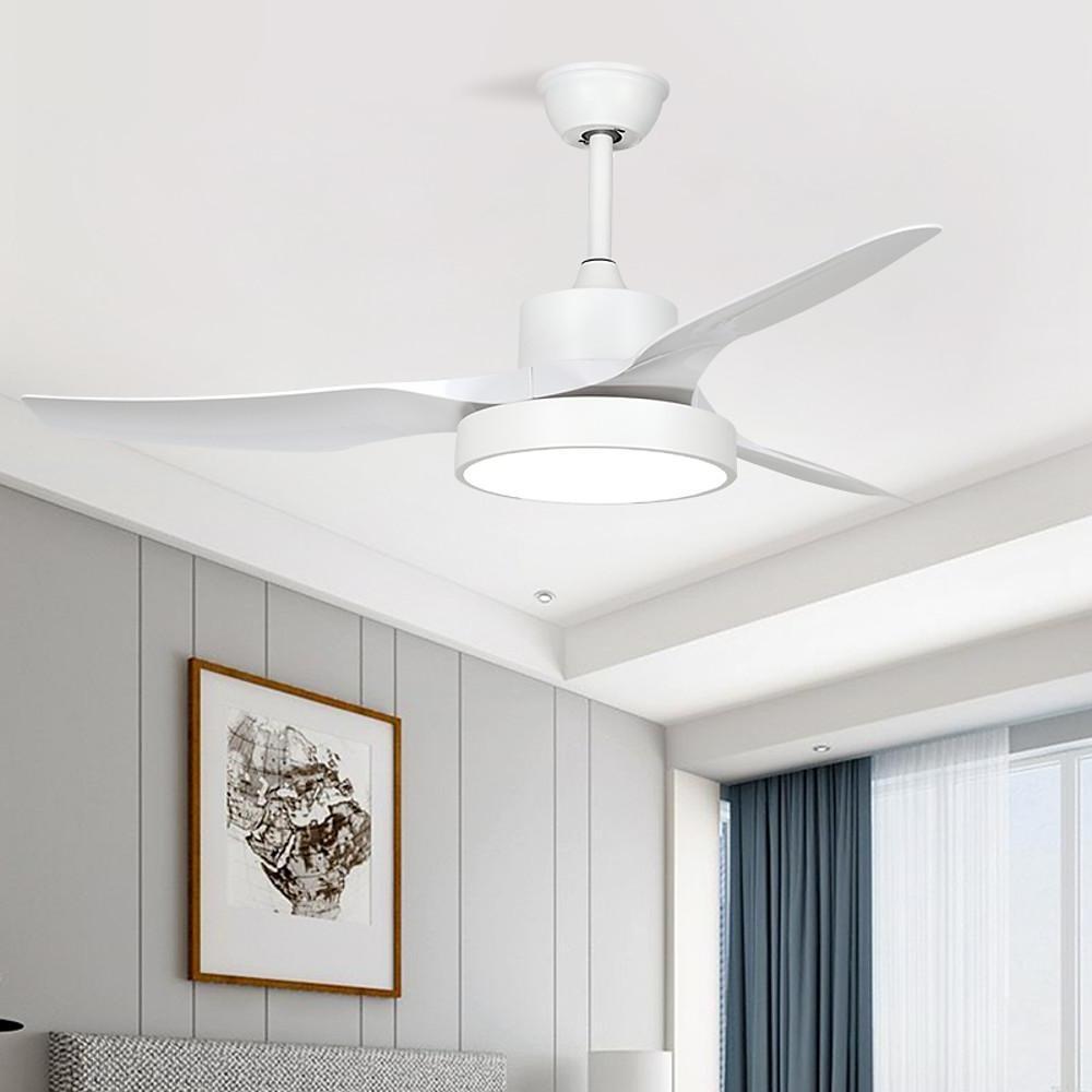 Rustic 3-Blade Ceiling Fan with LED Light – Vintage Appeal & Energy Efficient