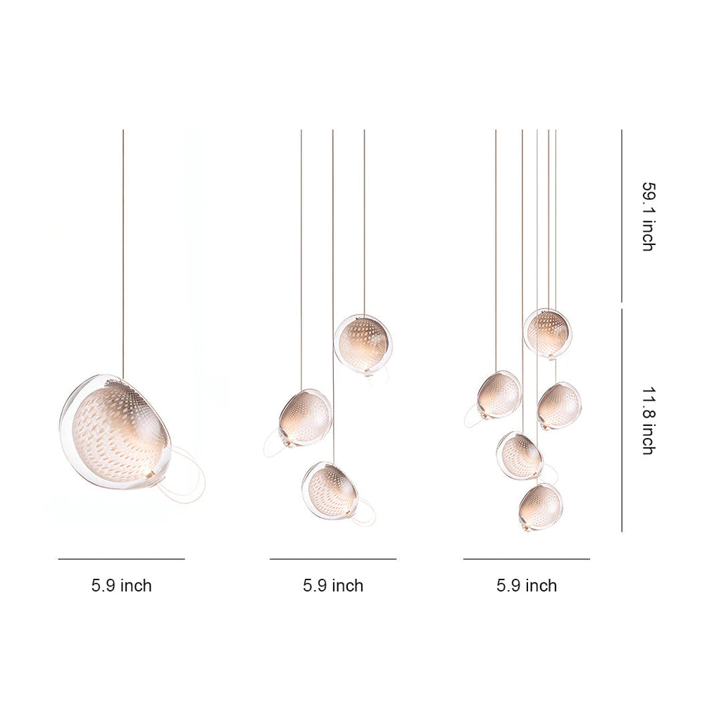 Jellyfish Pendant Light - Nordic Luxury Glass Ceiling Fixture