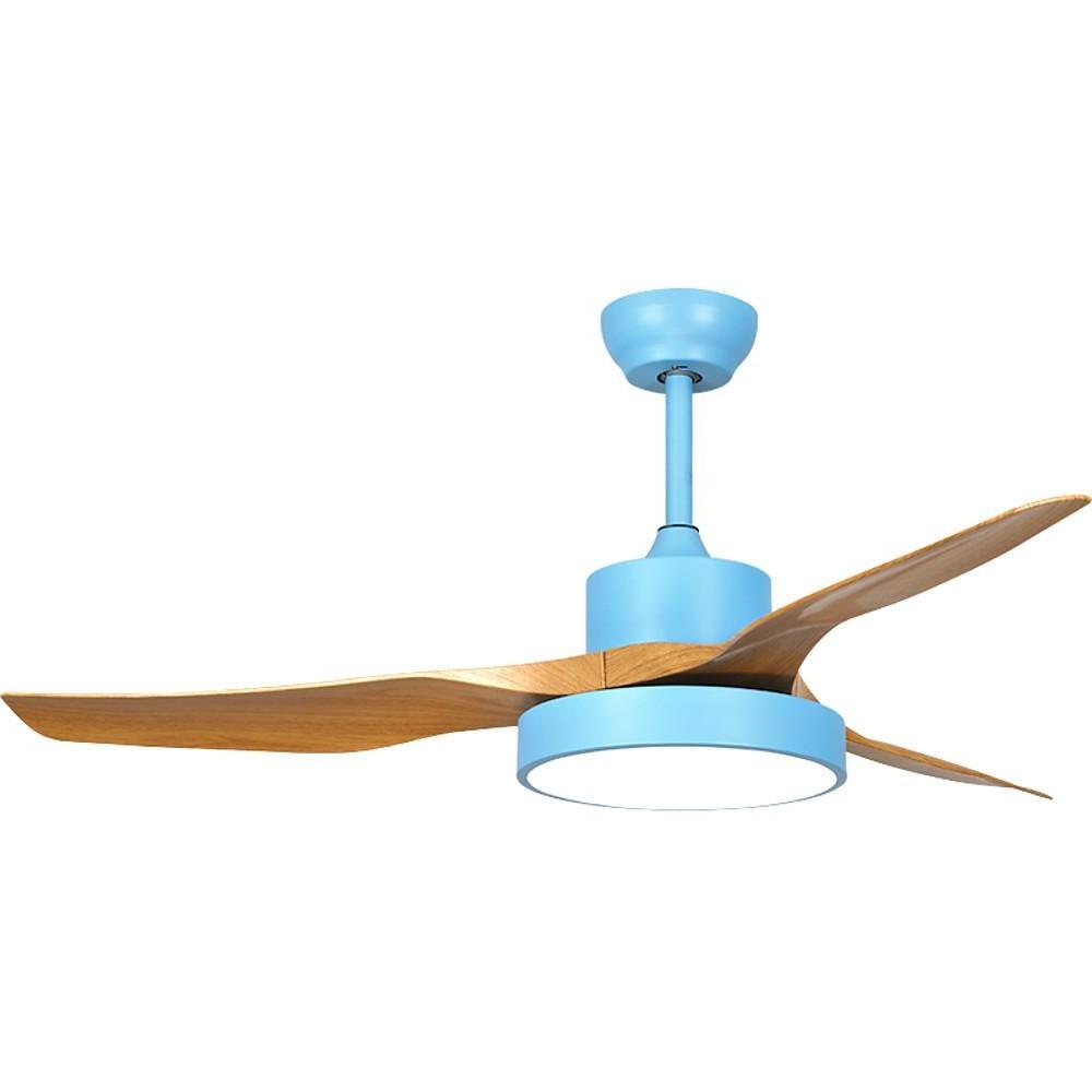 Rustic 3-Blade Ceiling Fan with LED Light – Vintage Appeal & Energy Efficient