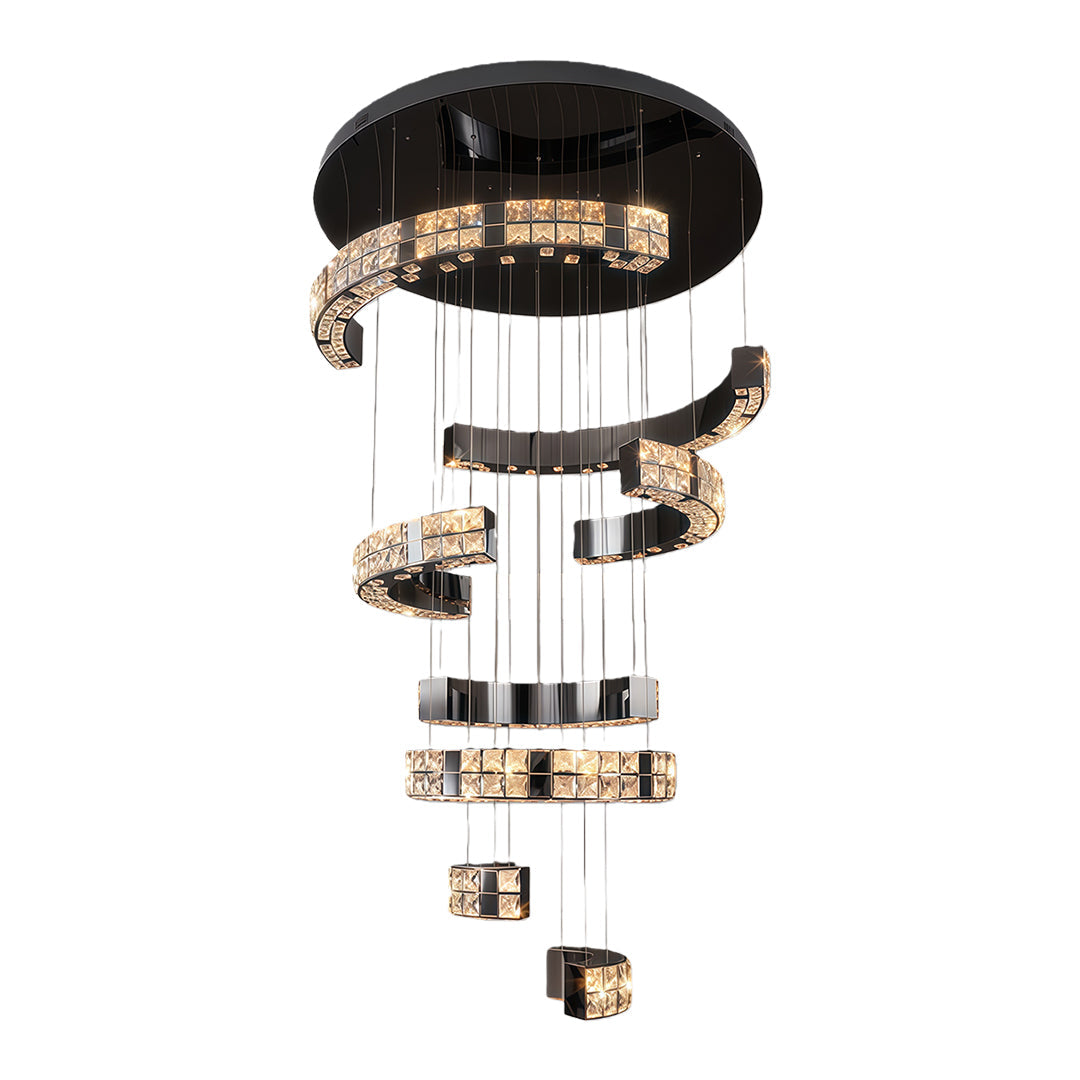 K9 Crystal Chandelier Modern Elegant Ceiling Light