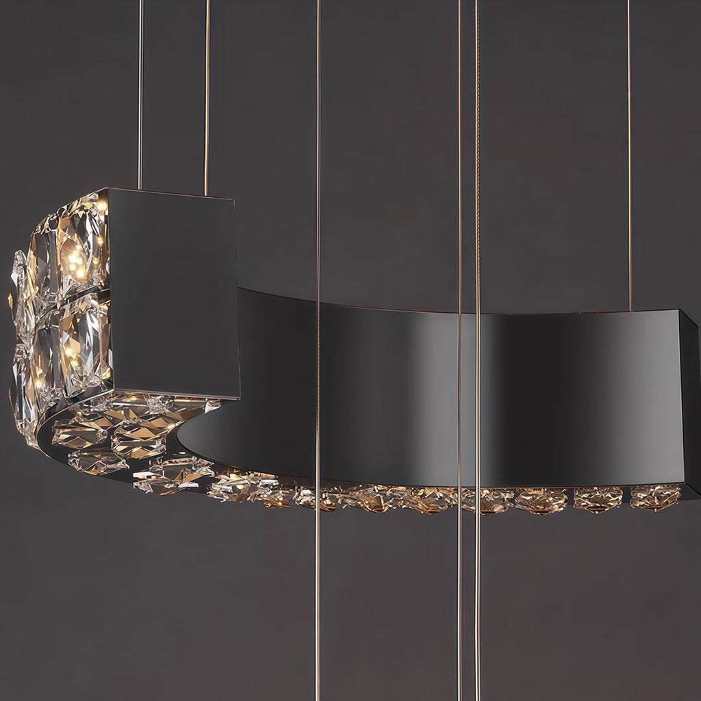 K9 Crystal Chandelier Modern Elegant Ceiling Light