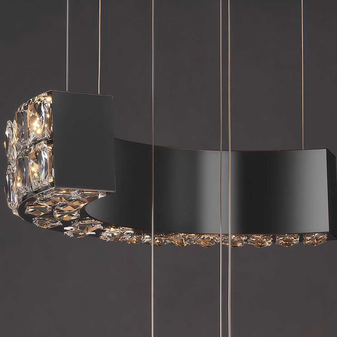 K9 Crystal Chandelier Modern Elegant Ceiling Light