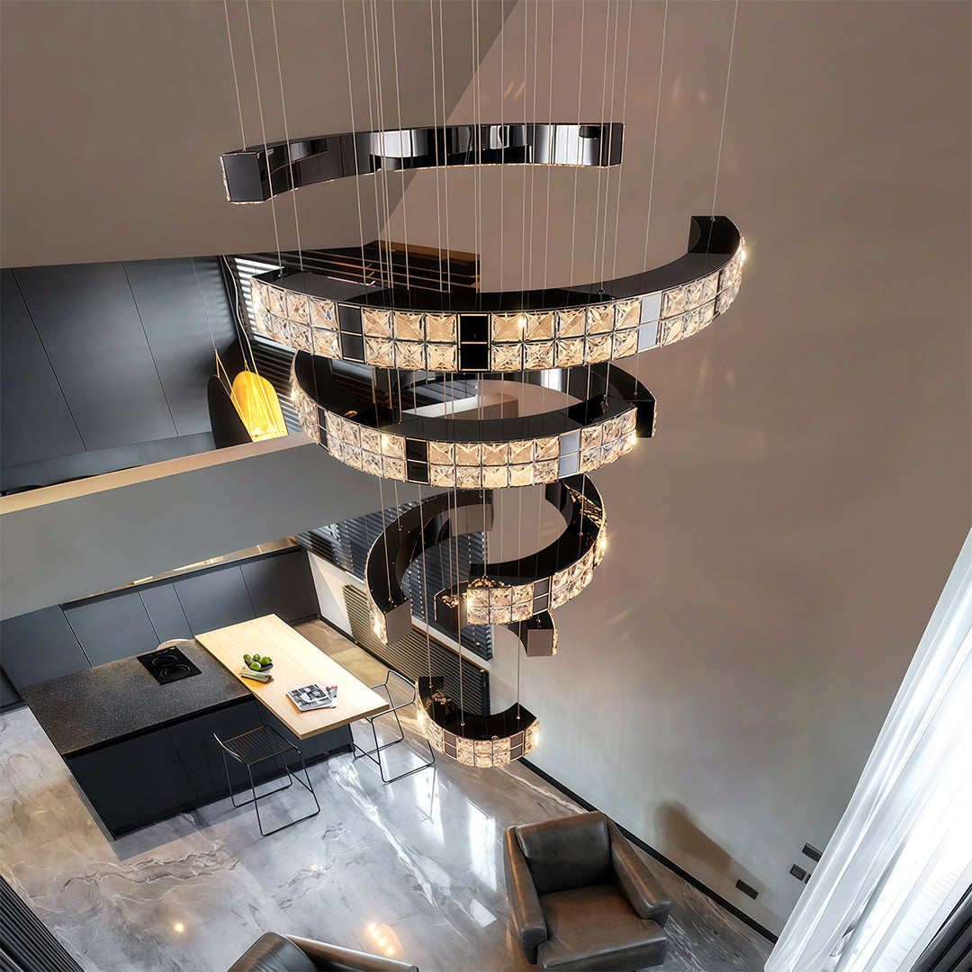 K9 Crystal Chandelier Modern Elegant Ceiling Light