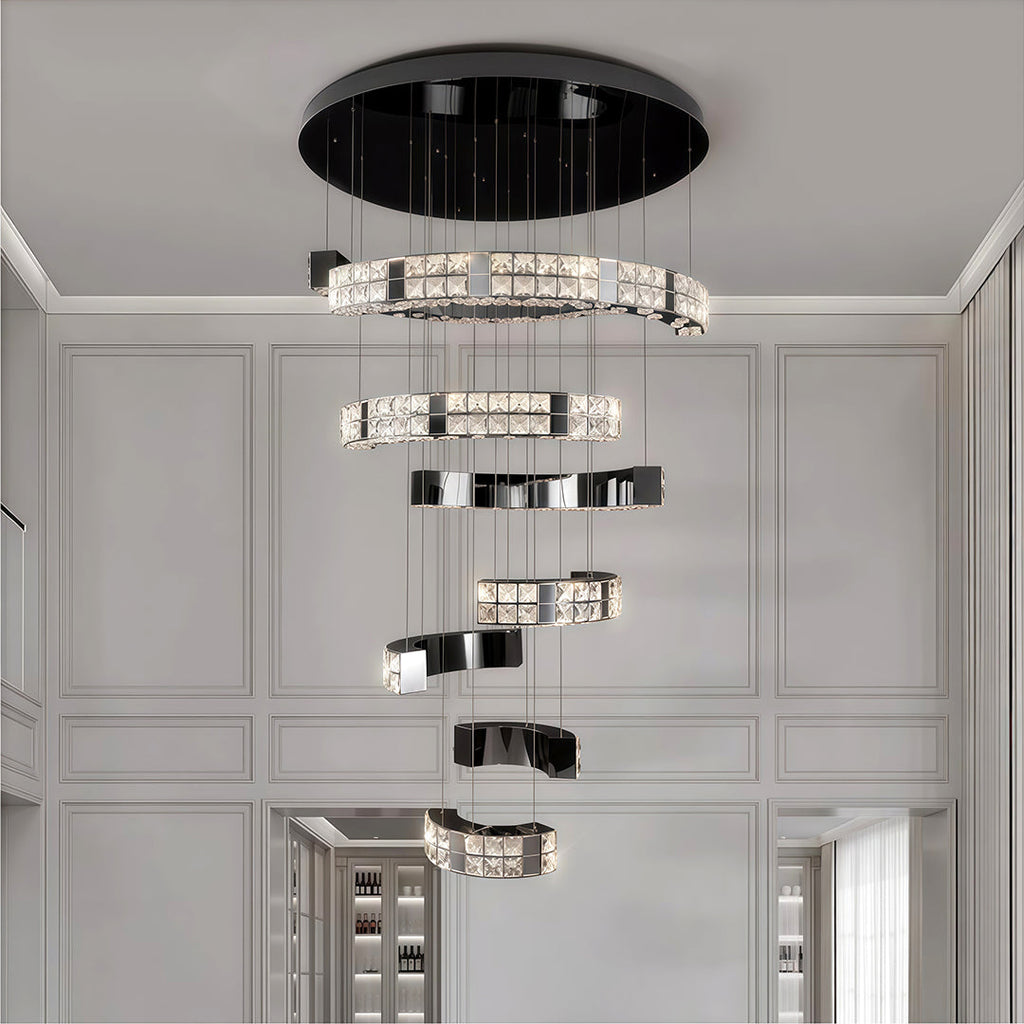 K9 Crystal Chandelier Modern Elegant Ceiling Light