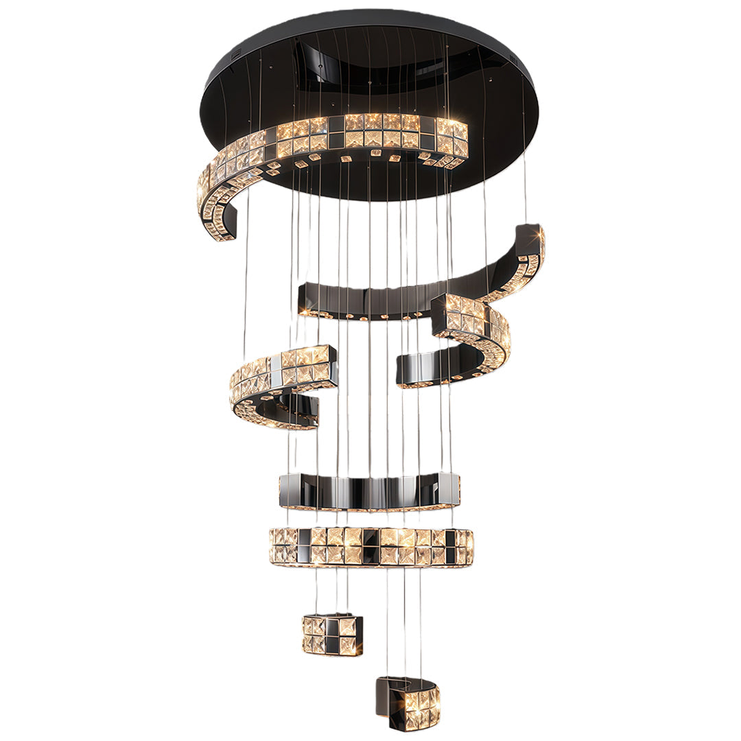 K9 Crystal Chandelier Modern Elegant Ceiling Light
