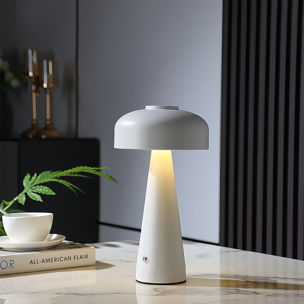 Mushroom Table Lamp - Dimmable Touch Control Portable LED Lighting