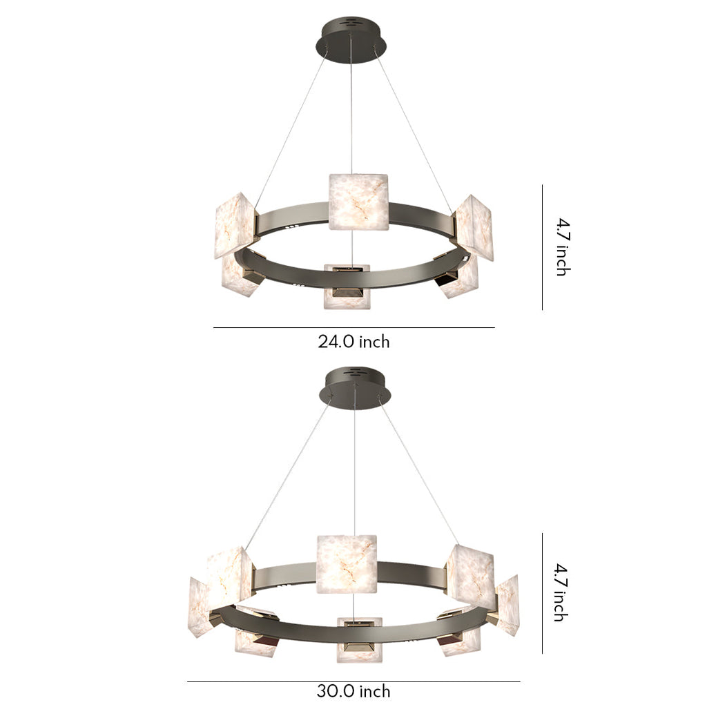 Modern Luxury Cloud Stone Kitchen Island Chandelier Ceiling Light