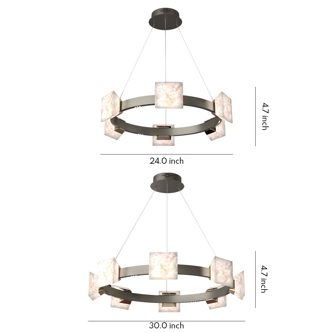 Modern Luxury Cloud Stone Kitchen Island Chandelier Ceiling Light
