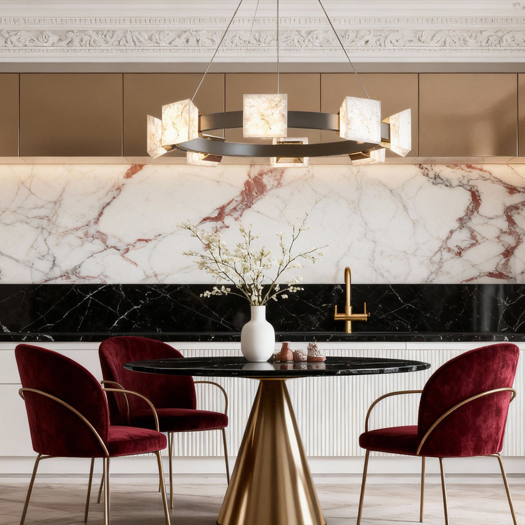 Modern Luxury Cloud Stone Kitchen Island Chandelier Ceiling Light