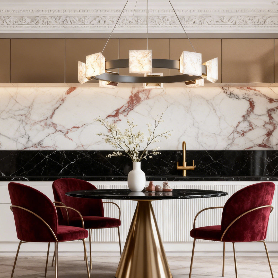 Modern Luxury Cloud Stone Kitchen Island Chandelier Ceiling Light