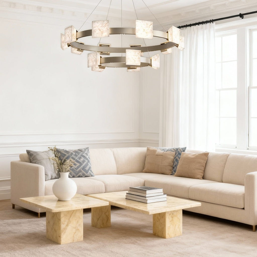 Modern Luxury Cloud Stone Kitchen Island Chandelier Ceiling Light