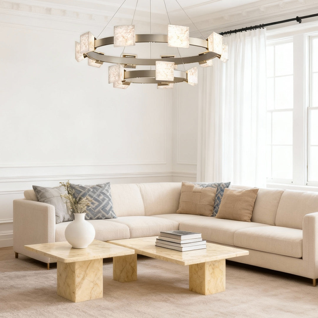 Modern Luxury Cloud Stone Kitchen Island Chandelier Ceiling Light