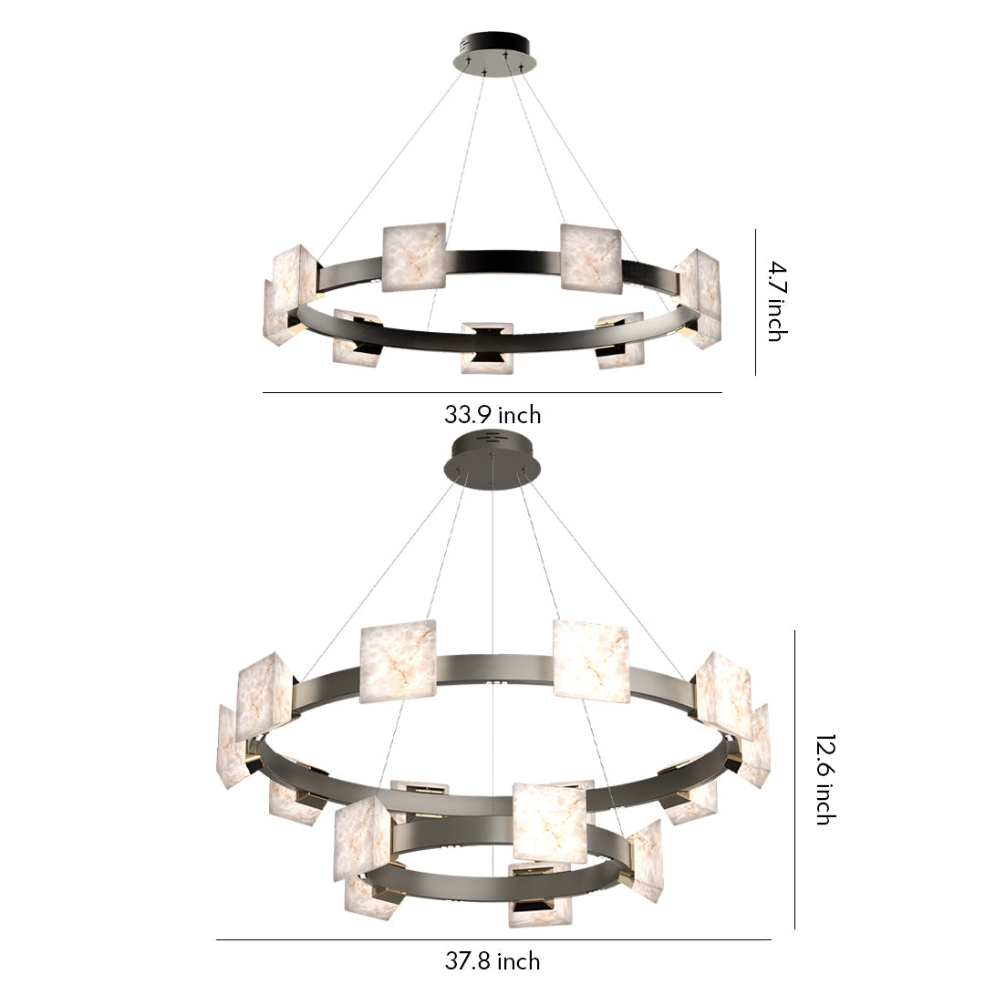 Modern Luxury Cloud Stone Kitchen Island Chandelier Ceiling Light
