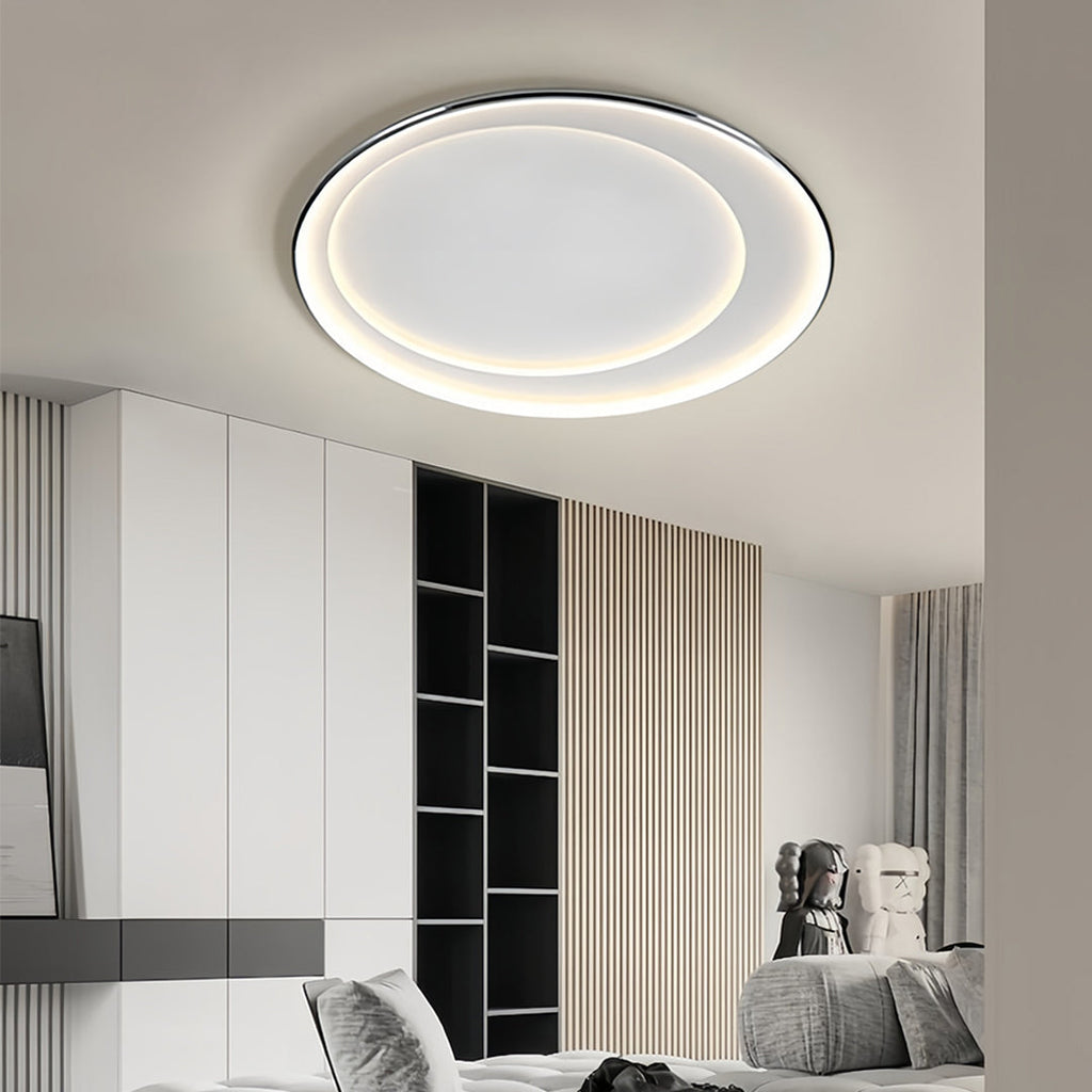 Modern Minimalist LED Round Flush Mount Ceiling Light