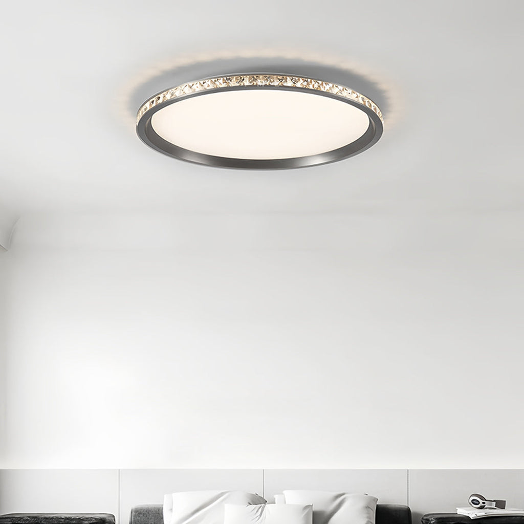 Round Flush Mount LED Ceiling Light - Ultra Thin Minimalist Design