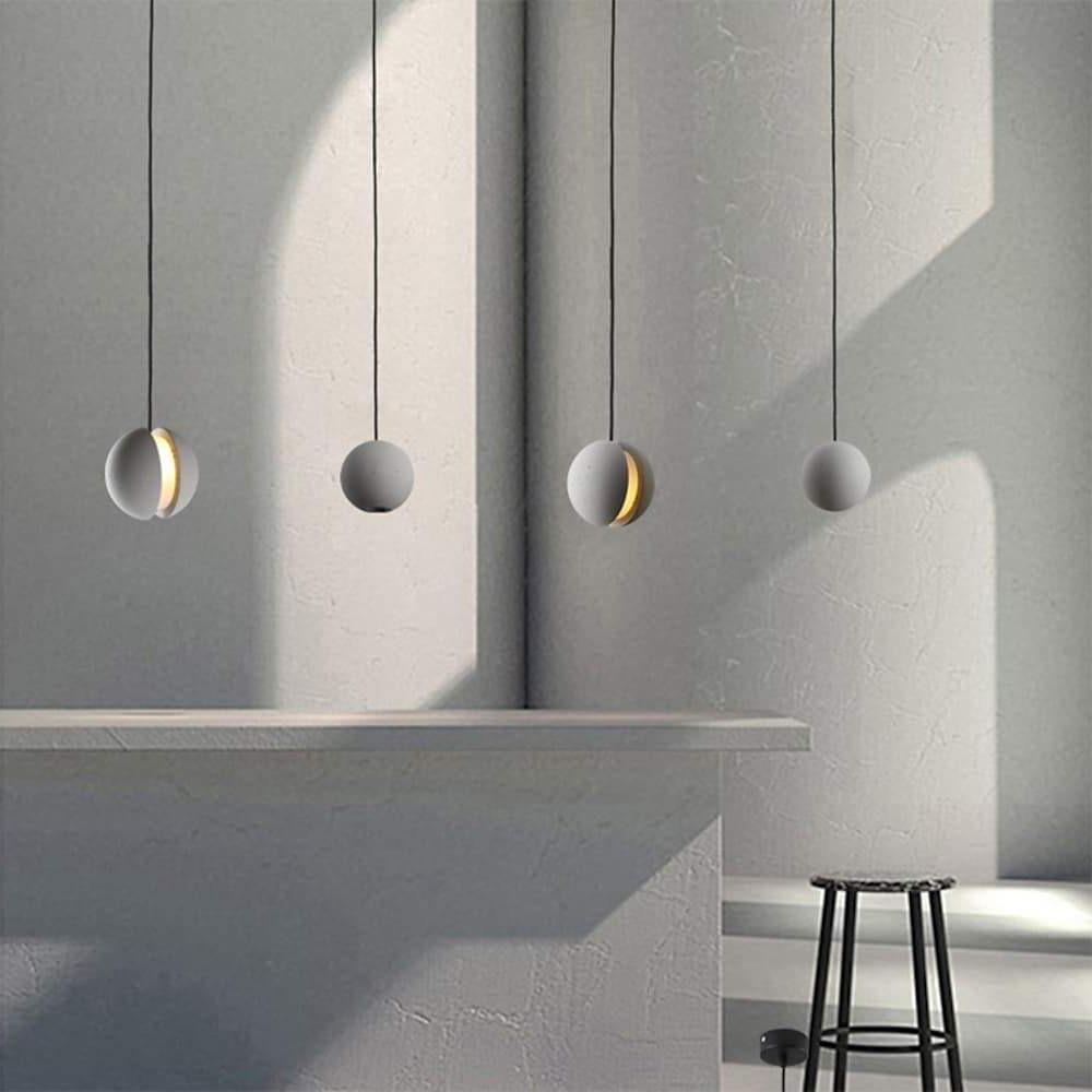 Vintage Ceramic Pendant Light - Unique LED Ceiling Lighting