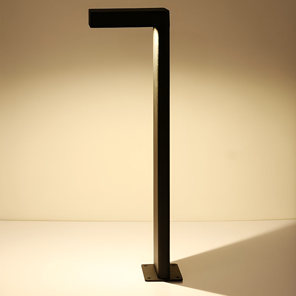 L-Shaped Modern Outdoor Metal Landscape Path Light