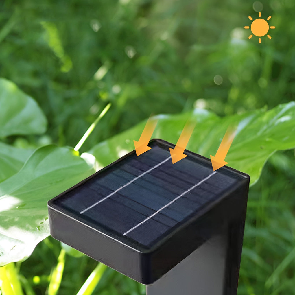 L-Shaped Modern Metal Outdoor Landscape Path Light