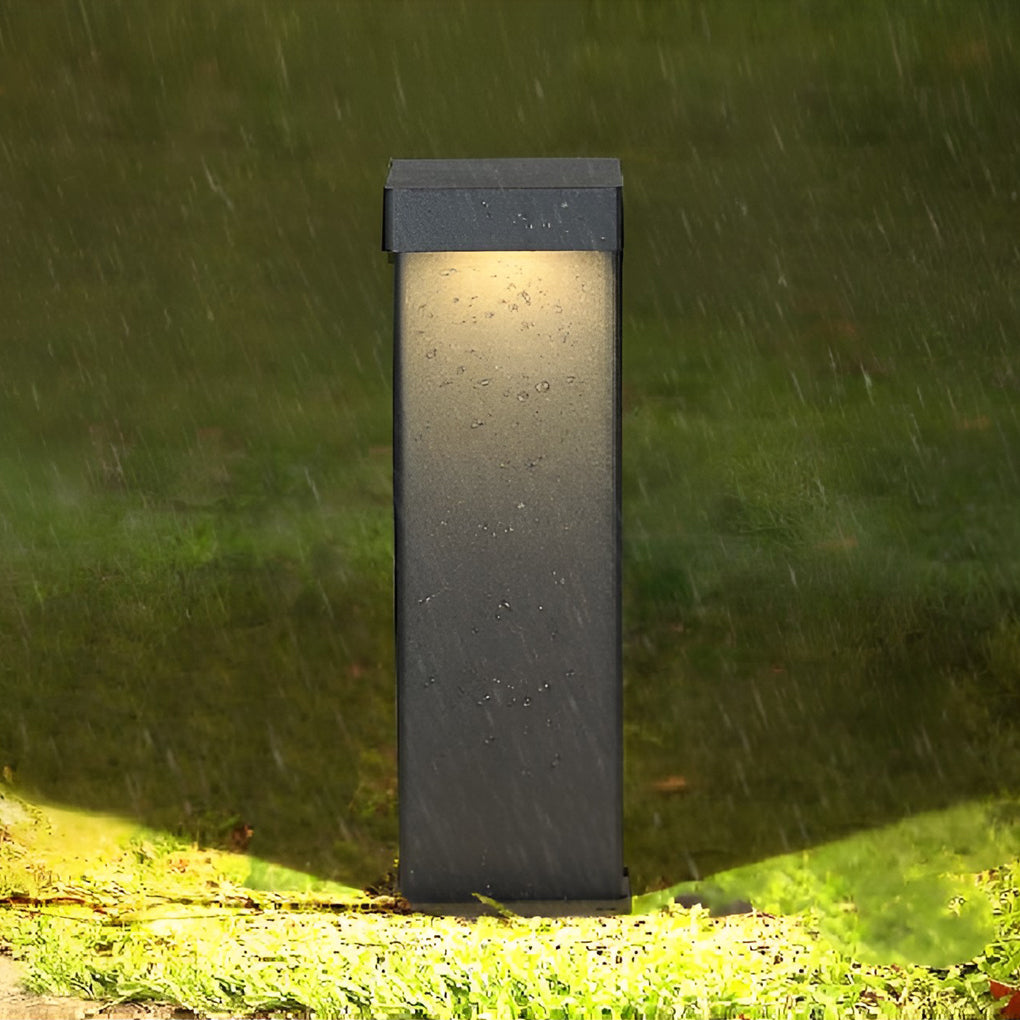 L-Shaped Modern Metal Outdoor Landscape Path Light