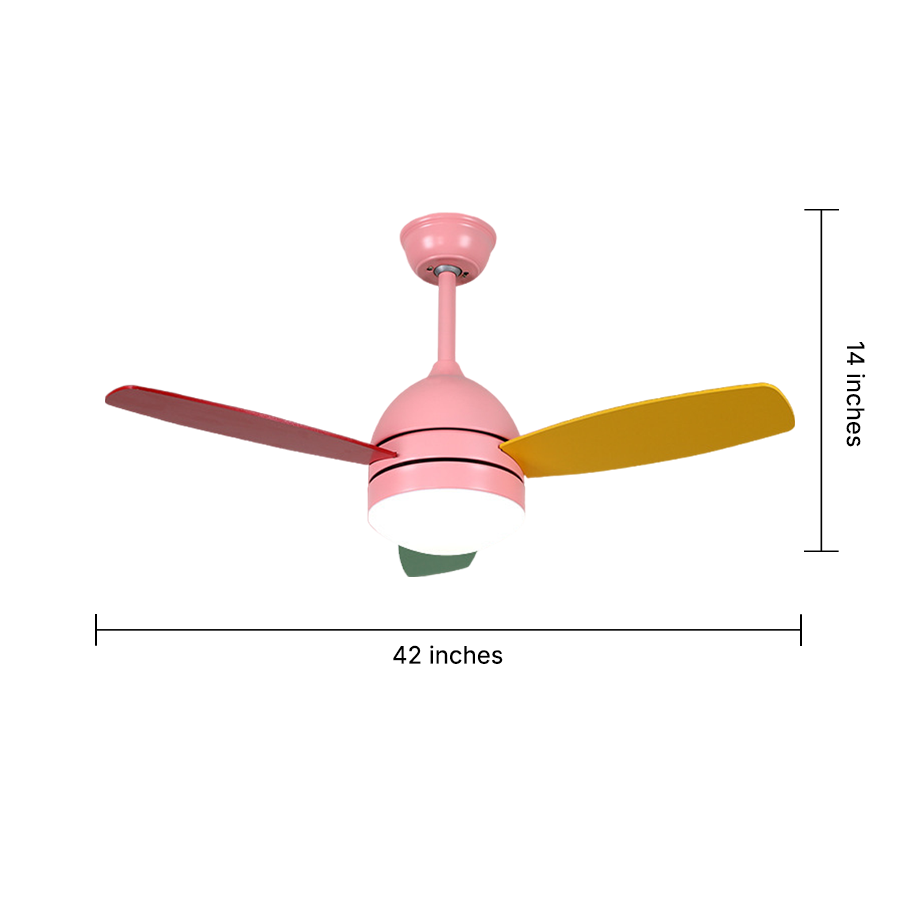 Modern Ultra Silent 6-Gear Wind Speed Kids Ceiling Fan