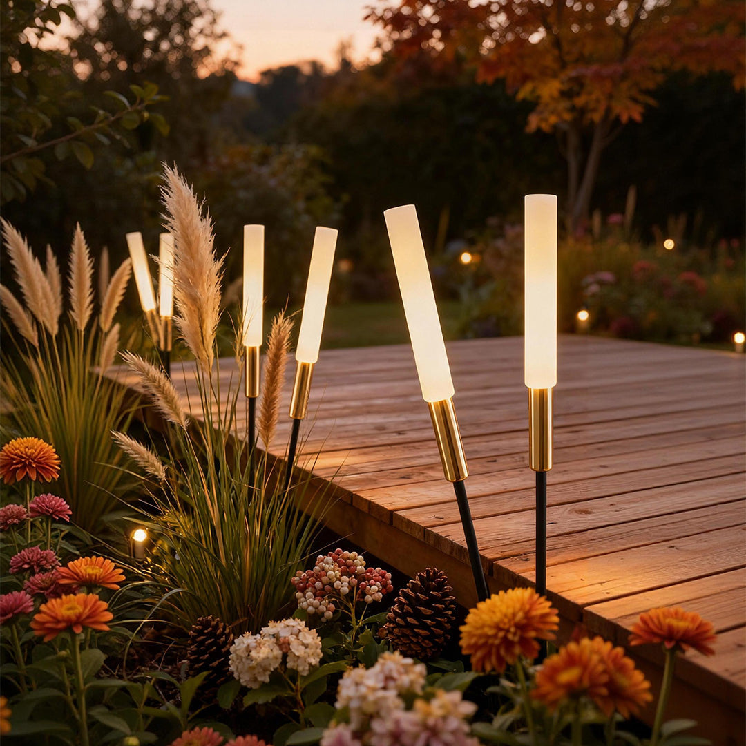 Outdoor LED Landscape Light Spikes - Metal Lawn Lighting