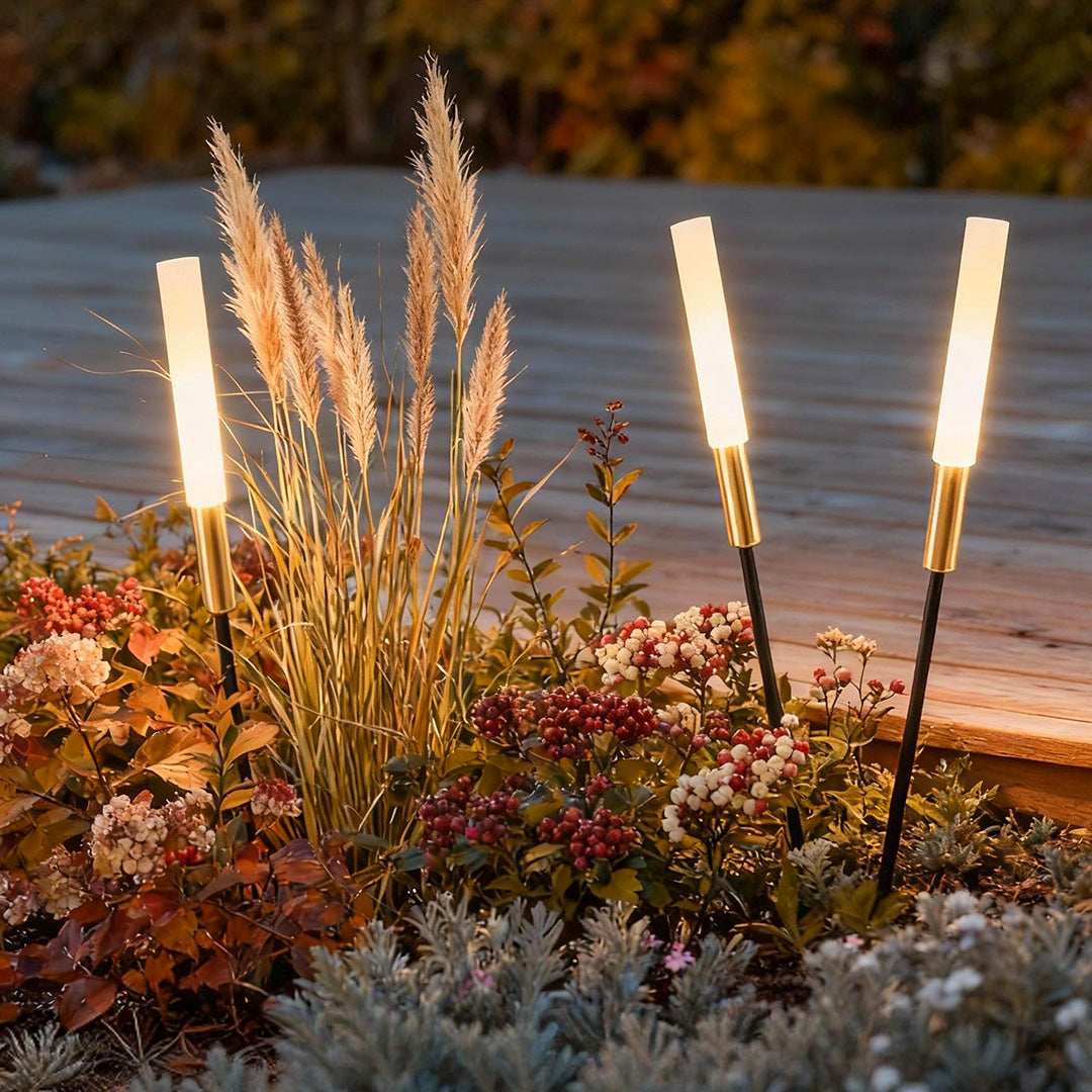 Outdoor LED Landscape Light Spikes - Metal Lawn Lighting
