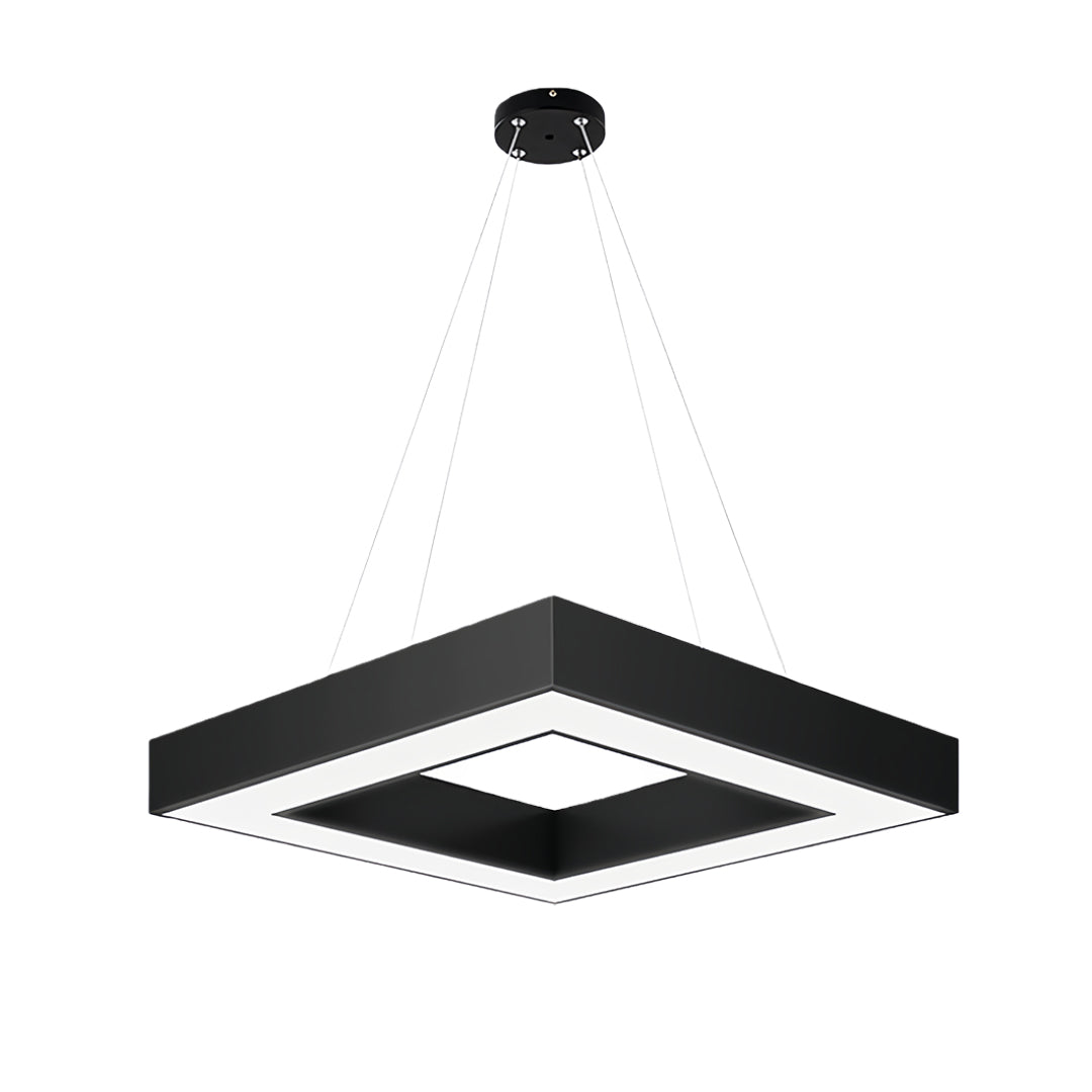 Modern Black Multi-Diamond LED Chandelier Ceiling Light