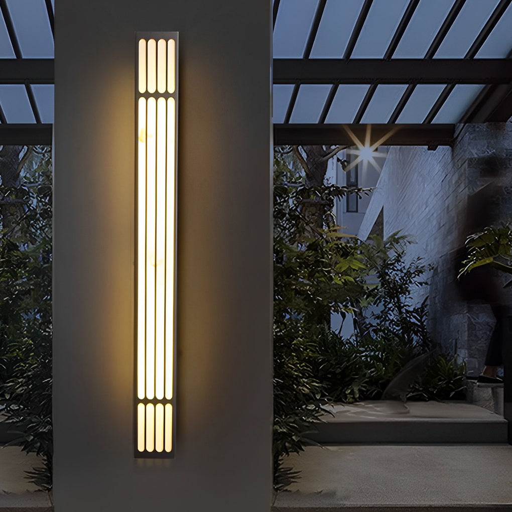Modern Rectangular LED Outdoor Wall Light - Energy-Efficient Exterior Lighting Solutions