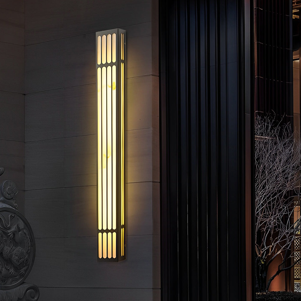 Modern Rectangular LED Outdoor Wall Light - Energy-Efficient Exterior Lighting Solutions