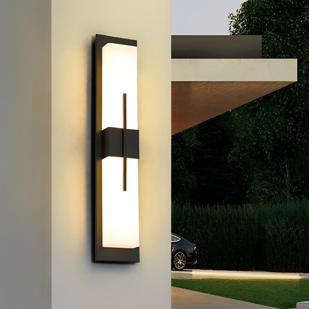 Large Outdoor Waterproof Wall Light Fixture - Stylish, Durable, Energy Efficient LED Security Lighting for Patios, Gardens, and Entrances