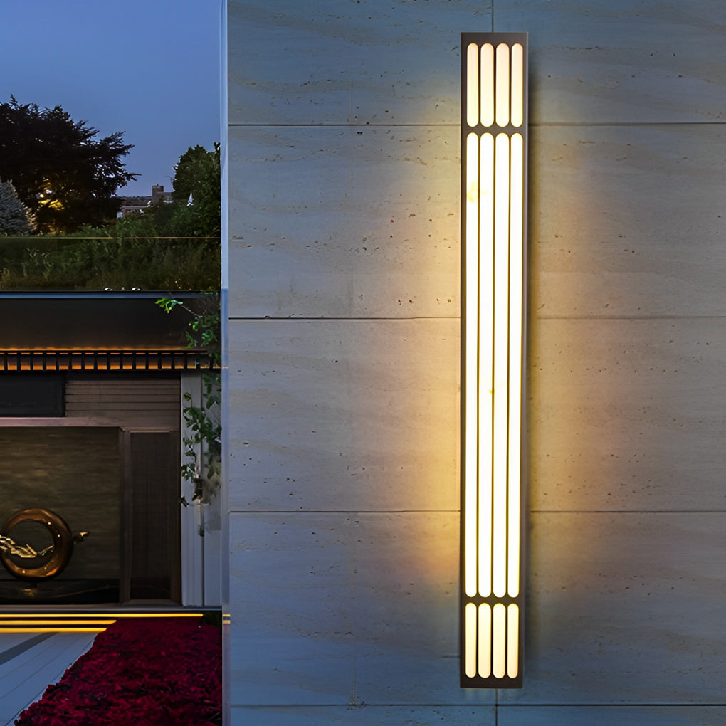 Modern Rectangular LED Outdoor Wall Light - Energy-Efficient Exterior Lighting Solutions