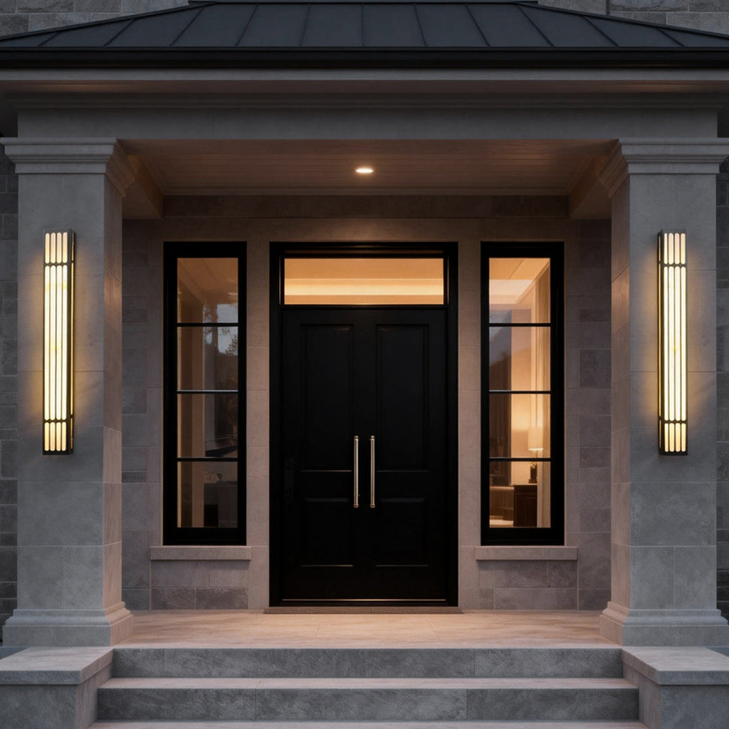 Modern Rectangular LED Outdoor Wall Light - Energy-Efficient Exterior Lighting Solutions