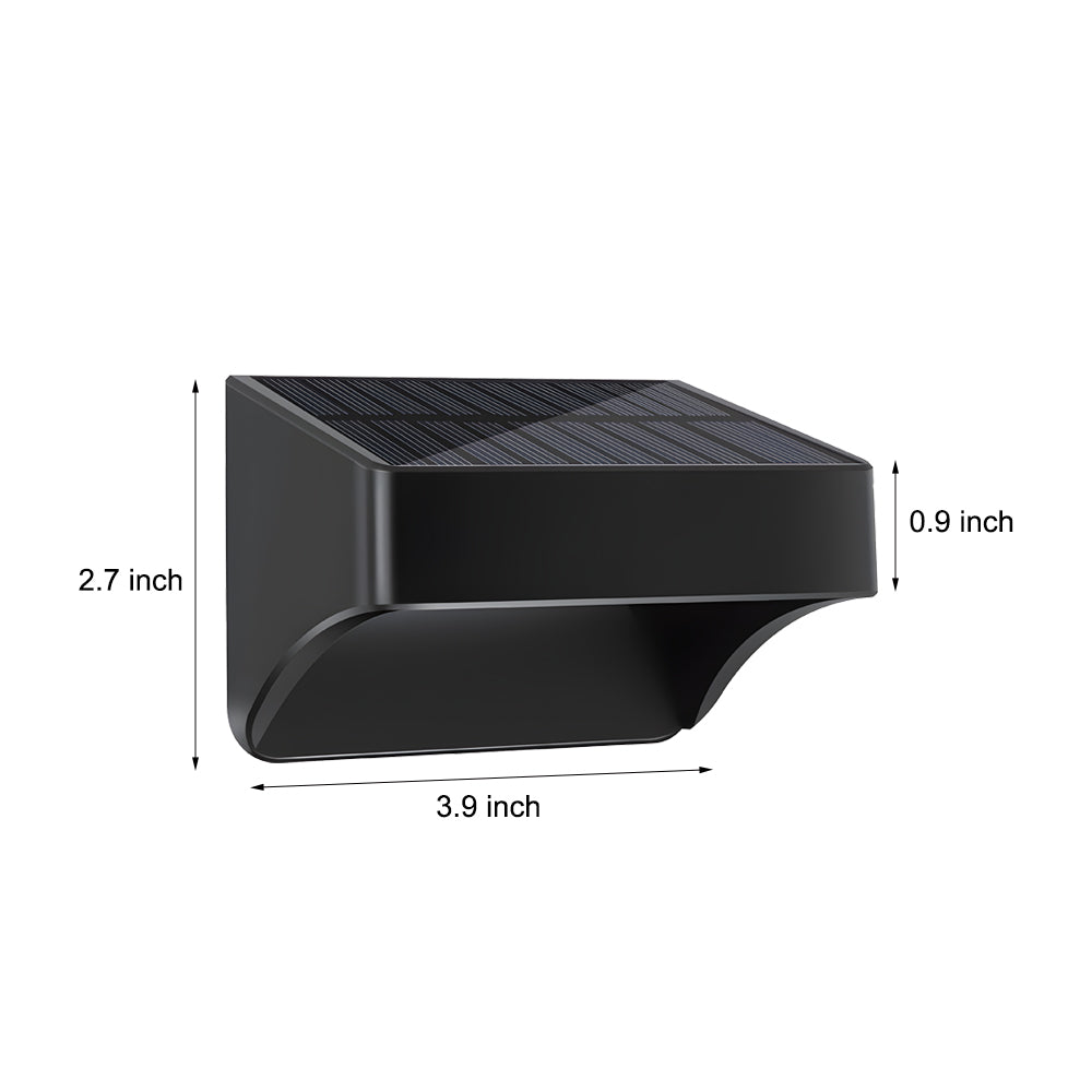 Solar Outdoor Wall Lights – Dusk to Dawn Waterproof Ambient Minimalist Lighting