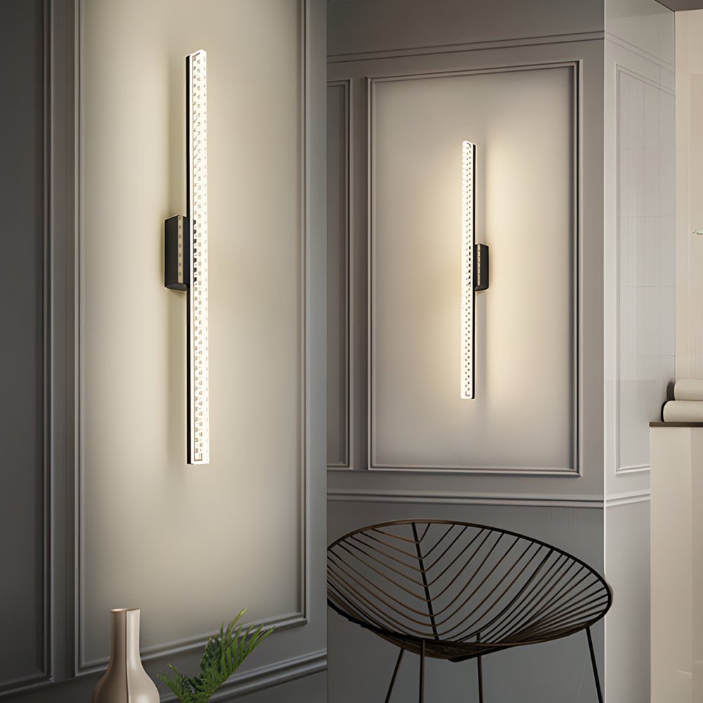 LED Bathroom Vanity Lights Geometric Acrylic Shade 3-Step Dimming Modern Light Fixture for Bathroom LED Wall Sconce Brushed Nickel Finish Energy-Efficient Lighting Stylish Vanity Light for Home Decor Adjustable Brightness LED Lighting Solutions