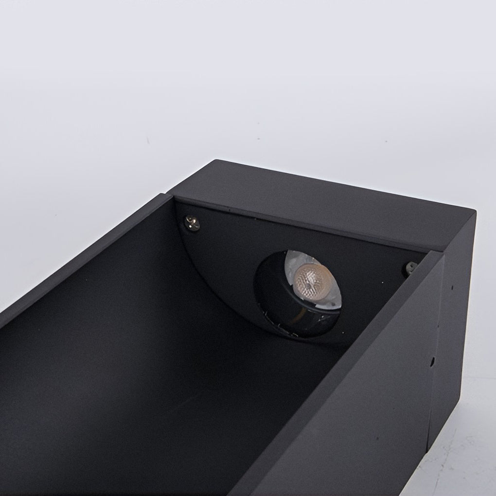 Modern Black Bollard LED Lights - Outdoor Lawn Lighting Solutions