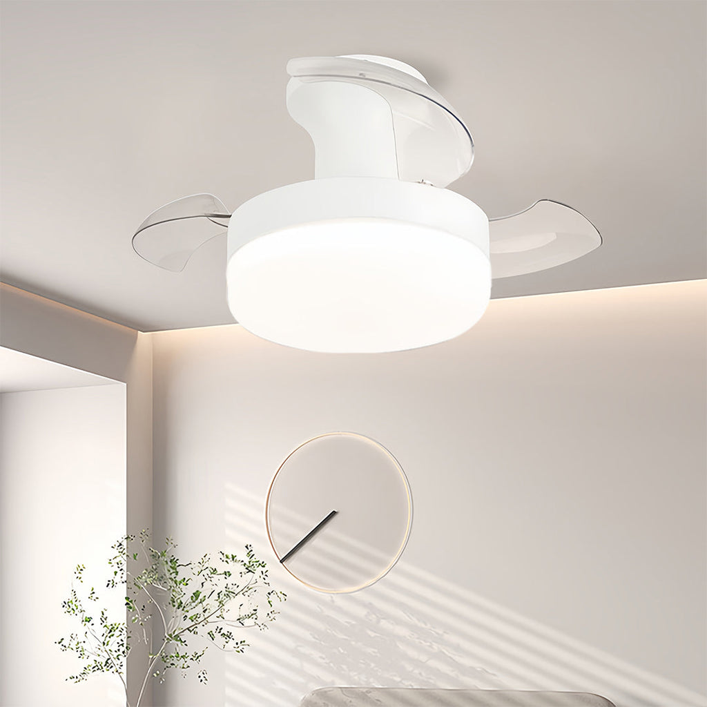 LED Ceiling Fan with Lights | Silent Motor | Stepless Dimming Lamp