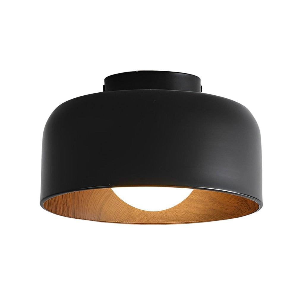 LED Ceiling Light Wood Grain Nordic Minimalist Design