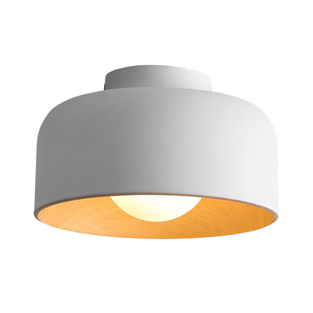 LED Ceiling Light Wood Grain Nordic Minimalist Design