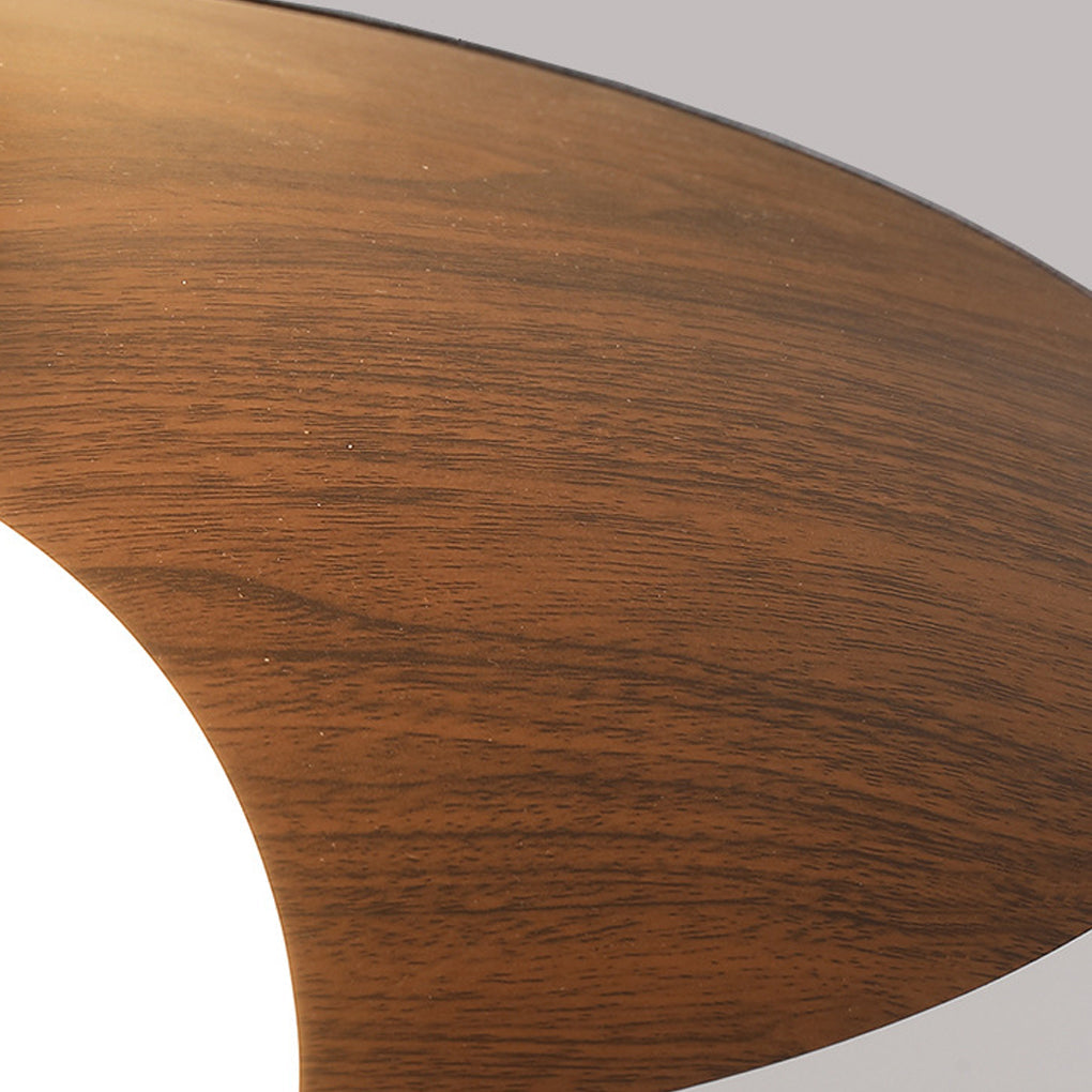 LED Ceiling Light Wood Grain Nordic Minimalist Design