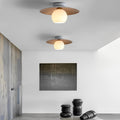 LED Ceiling Light Wood Grain Nordic Minimalist Design