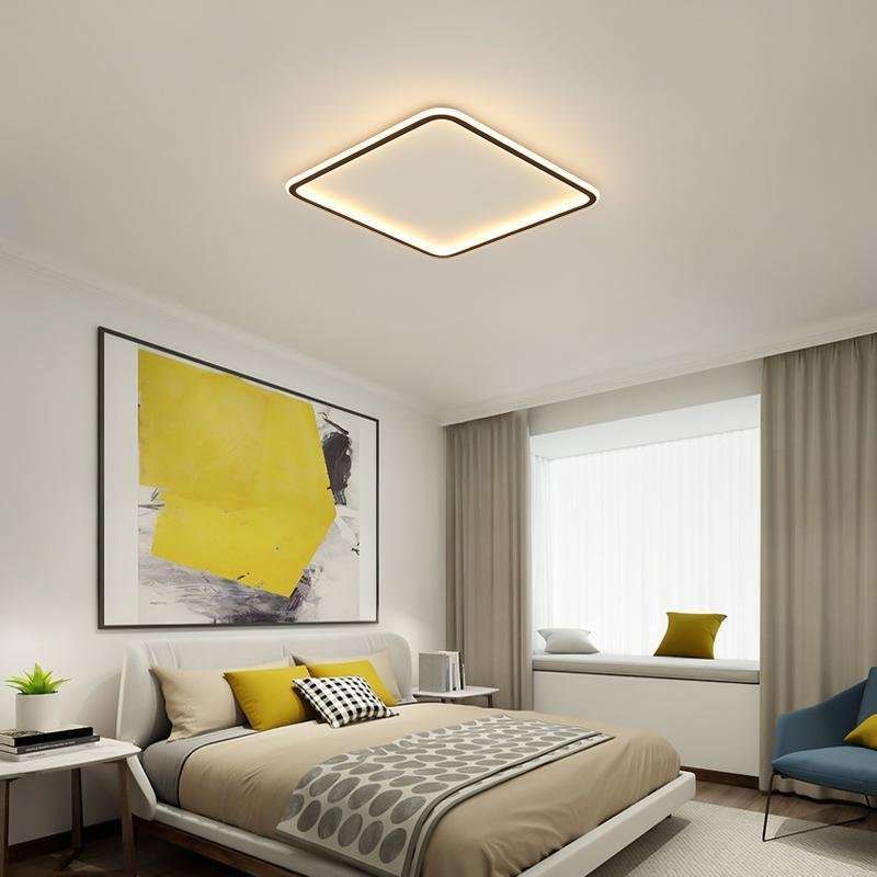 LED Square Ceiling Lights - Industrial Recessed Lighting, Energy Efficient, Modern Design, Commercial & Home Use